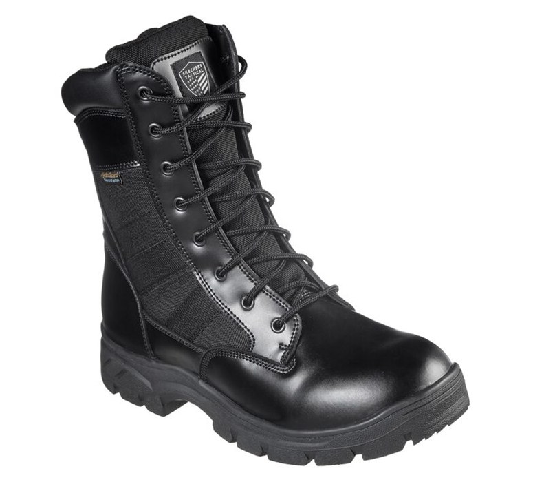 Skechers Relaxed Fit: Wascana - Athas Tactical - Mens Work Boots Black [AU-VL8517]